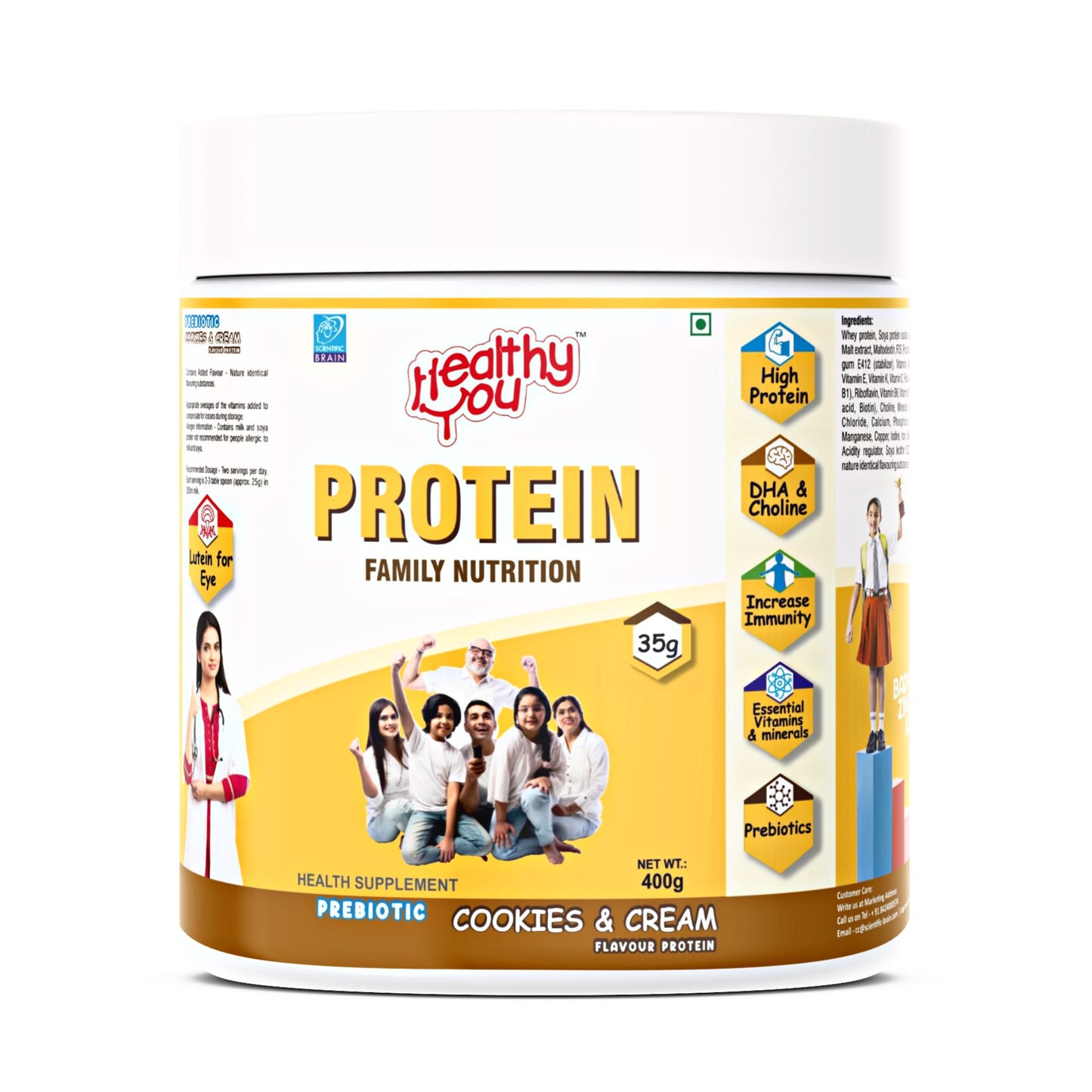 Healthy You Protein – Family Nutrition Fewer Carbohydrate & Double Protein