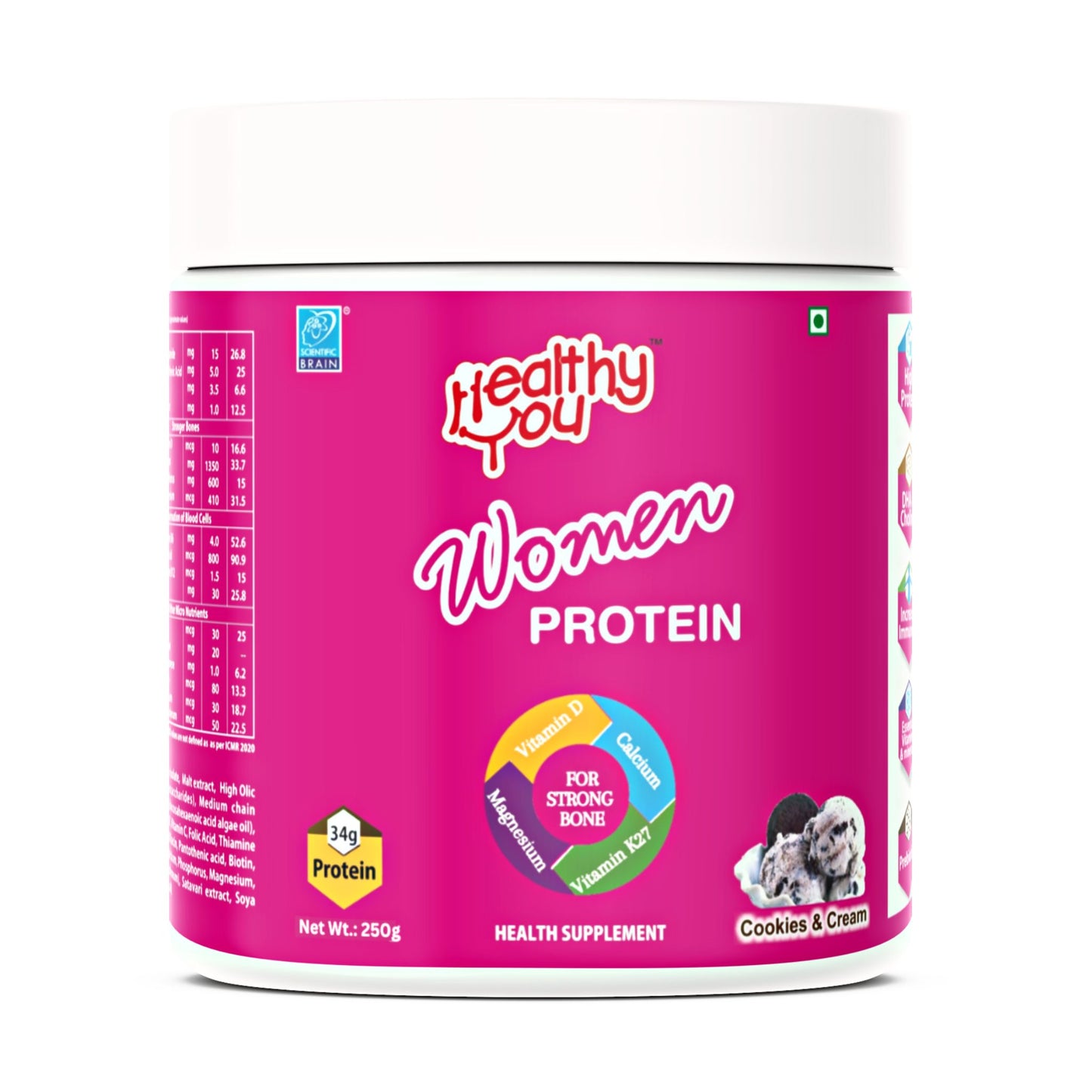 Healthy You Women Protein- Helps in bone & muscle strength for women above 30s