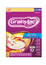 GrainyLac Multi Grain Multi Fruit With Milk 12 Months + (Stage 4) 300g