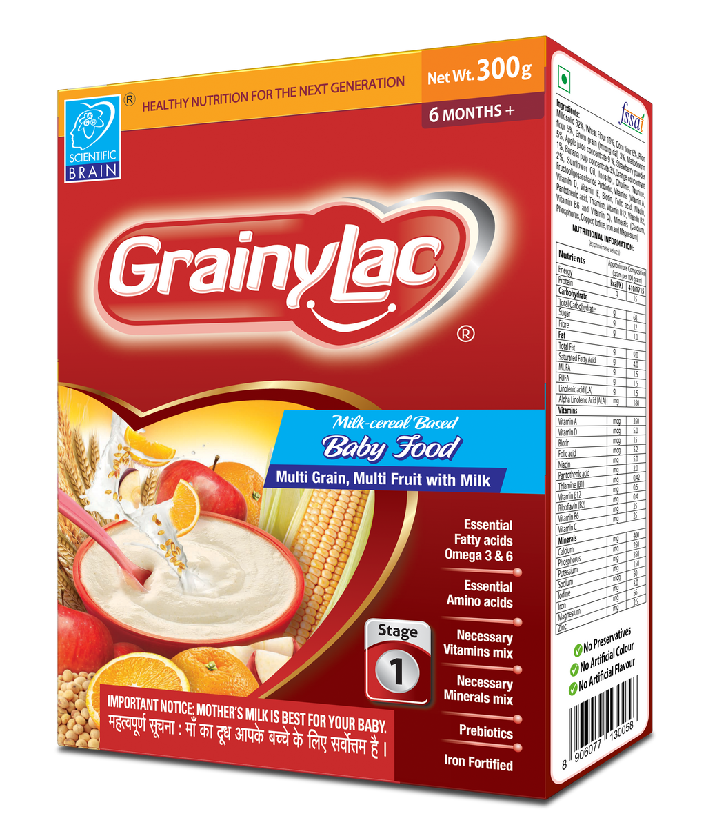 GrainyLac Multi Grain Multi Fruit 300g