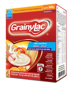 GrainyLac Multi Grain Multi Fruit With Milk 6 Months + (Stage 1) 300g