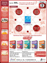 GrainyLac Multi Grain Multi Fruit With Milk 6 Months + (Stage 1) 300g