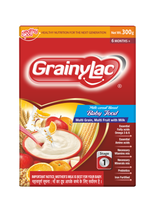 GrainyLac Multi Grain Multi Fruit With Milk 6 Months + (Stage 1) 300g