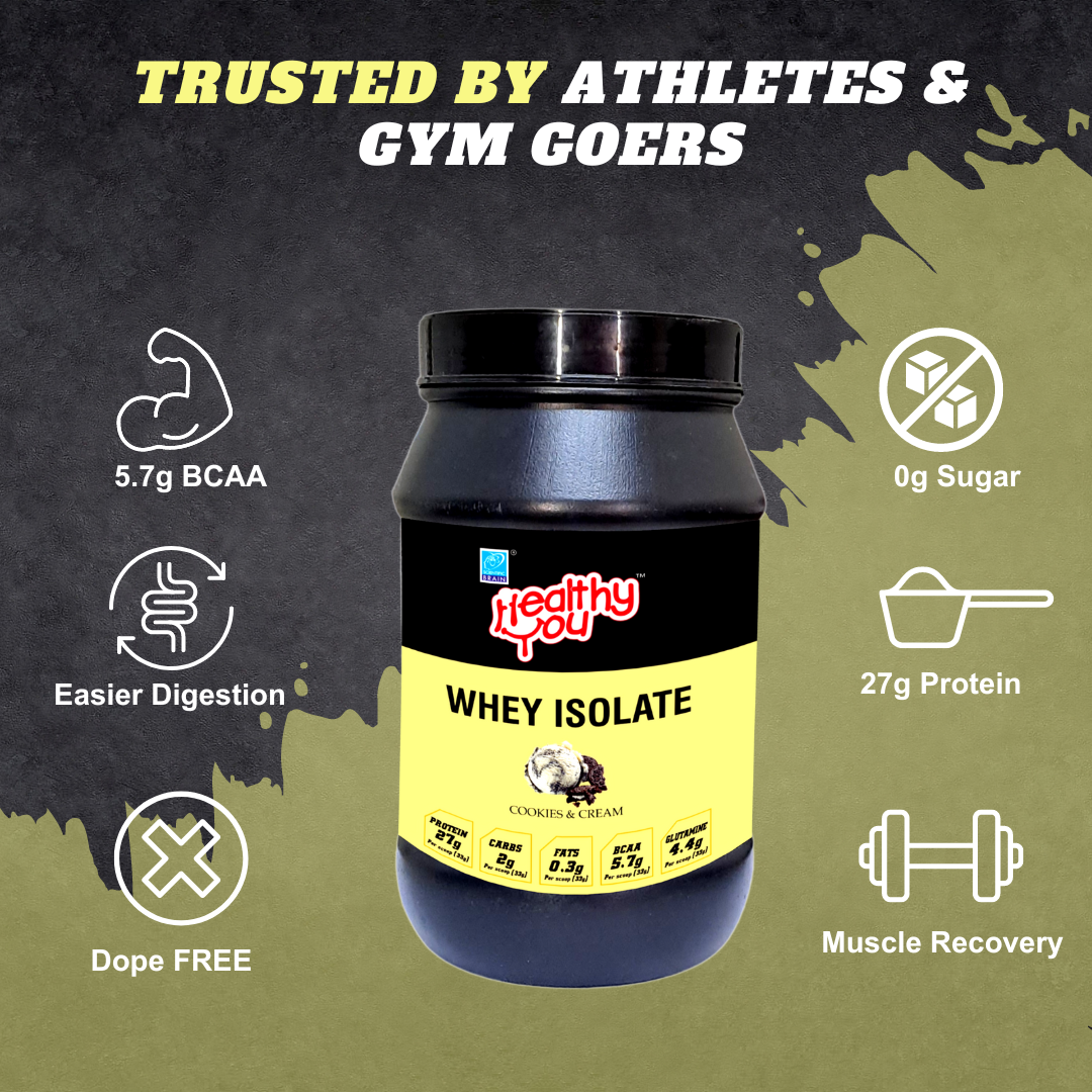 Healthy You Whey Isolate- With 20% Natural BCAA