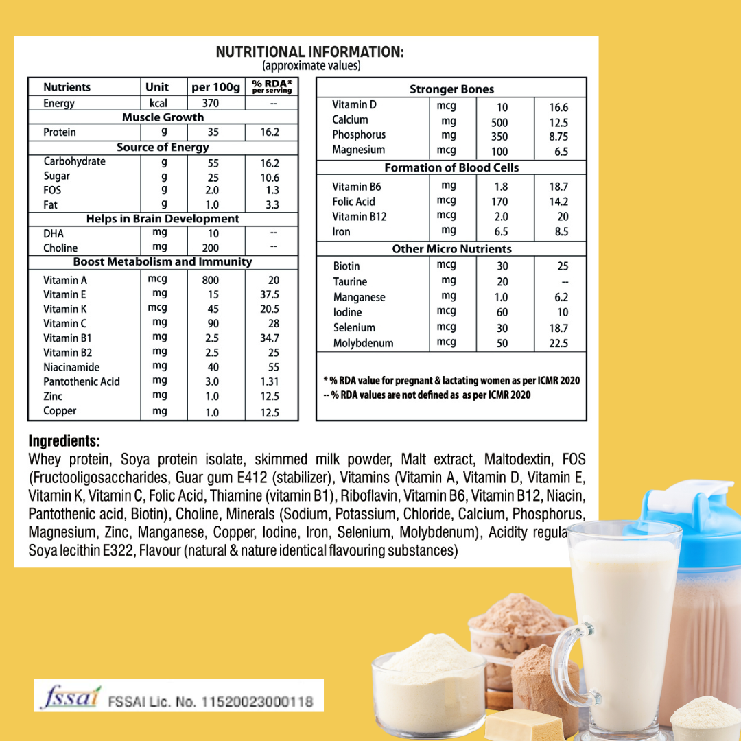 Healthy You Protein –  Family Nutrition Fewer Carbohydrate & Double Protein