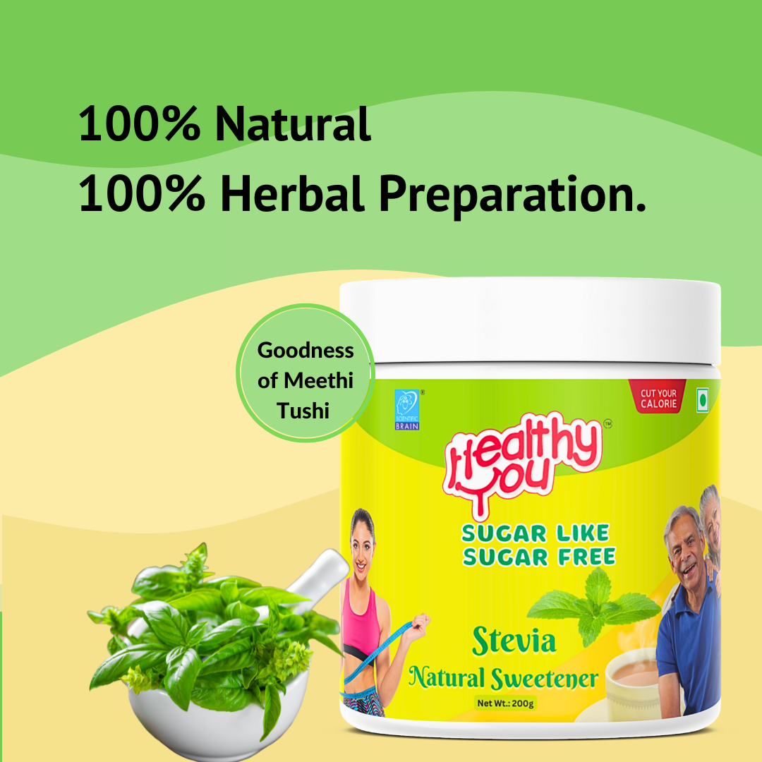 Healthy You Sugar Like Sugar Free Stevia Natural - 300 g