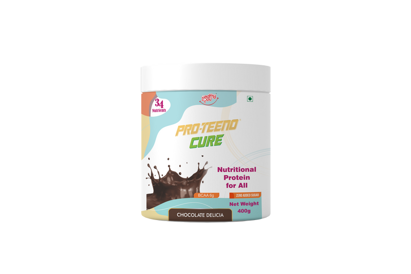 Pro-teeno Cure - Hospital Nutrition - Diabetic, Oncology and Post Surgery Recovery - Chocolate 400g