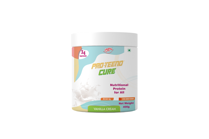 Pro-teeno Cure - Hospital Nutrition - Diabetic, Oncology and Post Surgery Recovery - Vanilla 400g