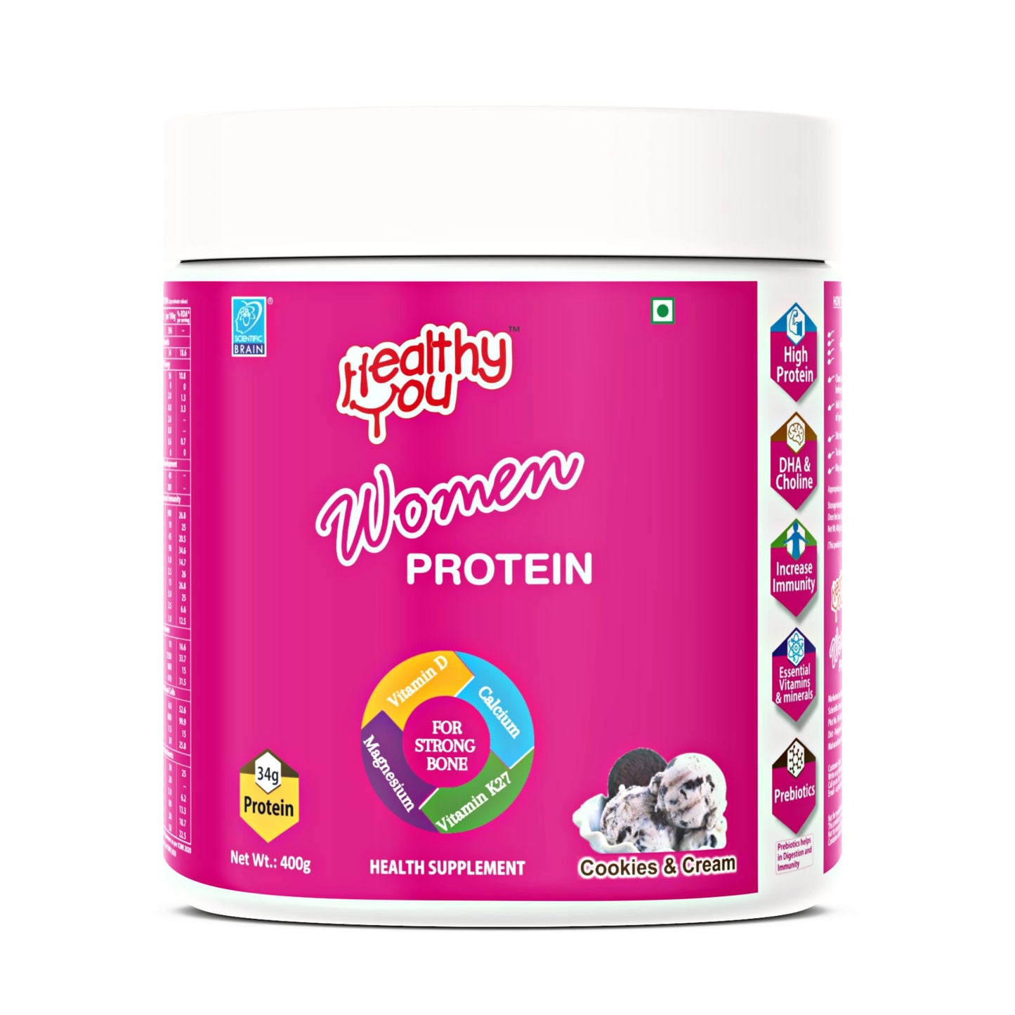 Healthy You Women Protein- Helps in bone & muscle strength for women above 30s