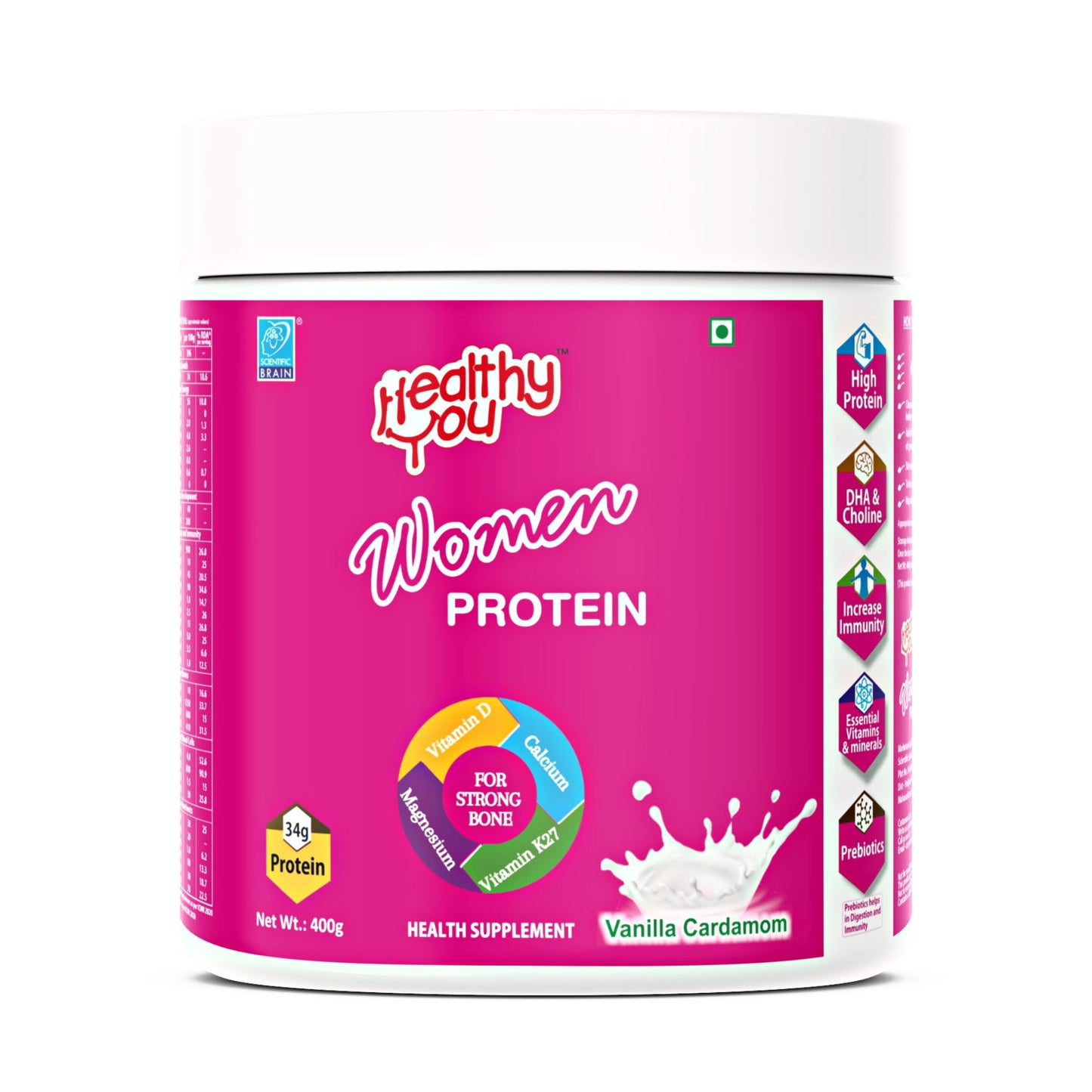 Healthy You Women Protein- Helps in bone & muscle strength for women above 30s