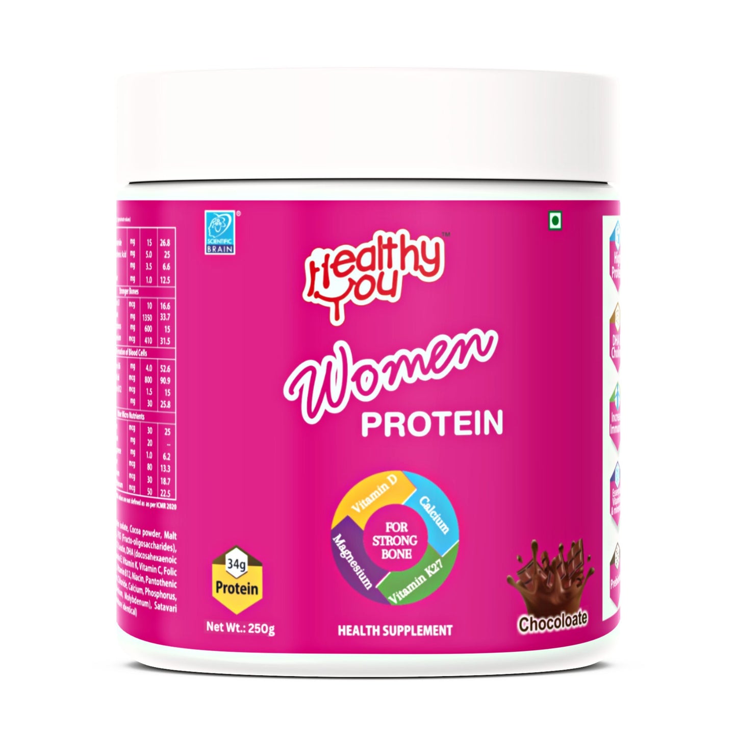 Healthy You Women Protein- Helps in bone & muscle strength for women above 30s