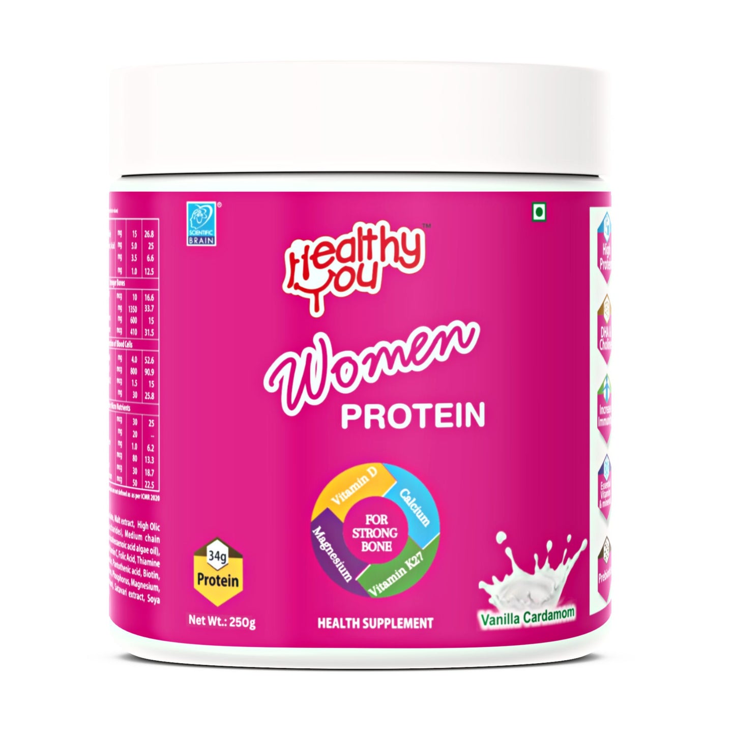 Healthy You Women Protein- Helps in bone & muscle strength for women above 30s