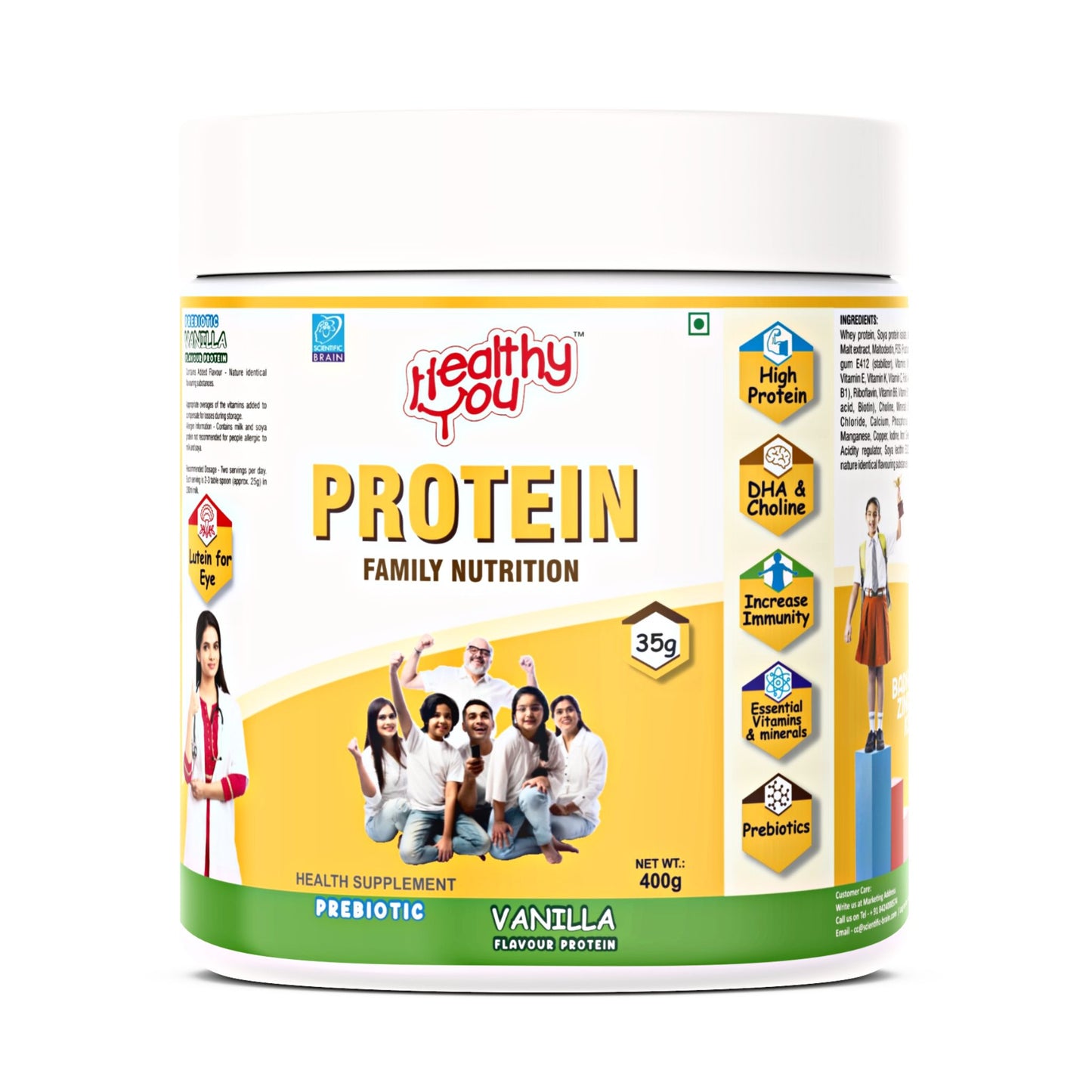 Healthy You Protein –  Family Nutrition Fewer Carbohydrate & Double Protein