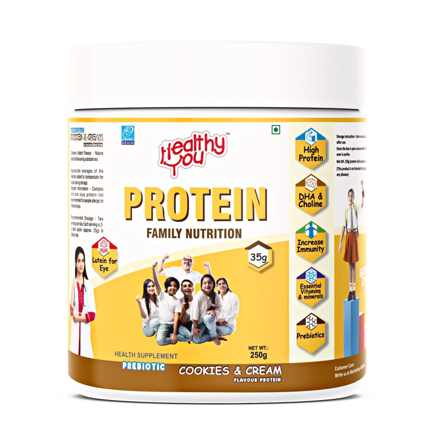 Healthy You Protein –  Family Nutrition Fewer Carbohydrate & Double Protein